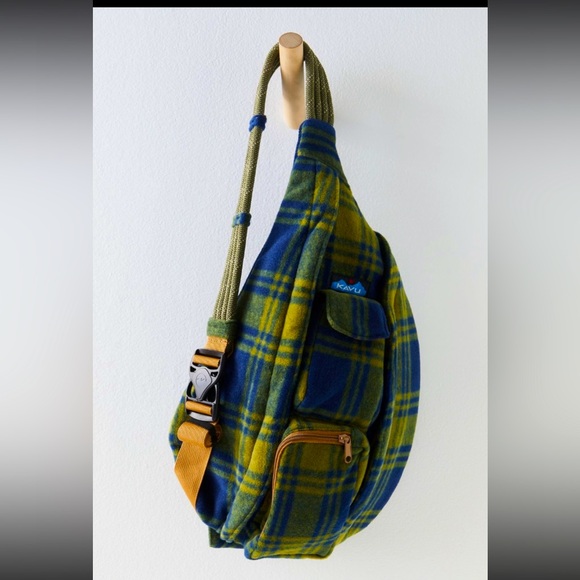 Free People, KAVU Polar Plaid Sling. - Picture 1 of 5